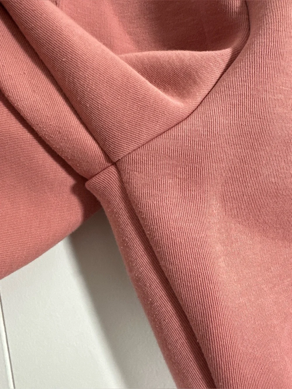 Nike Kids Coral Pink Sweatpants with Black Logo